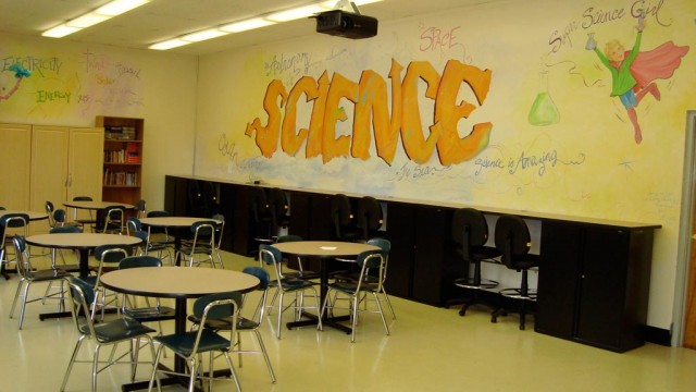 The Science Graffiti Mural